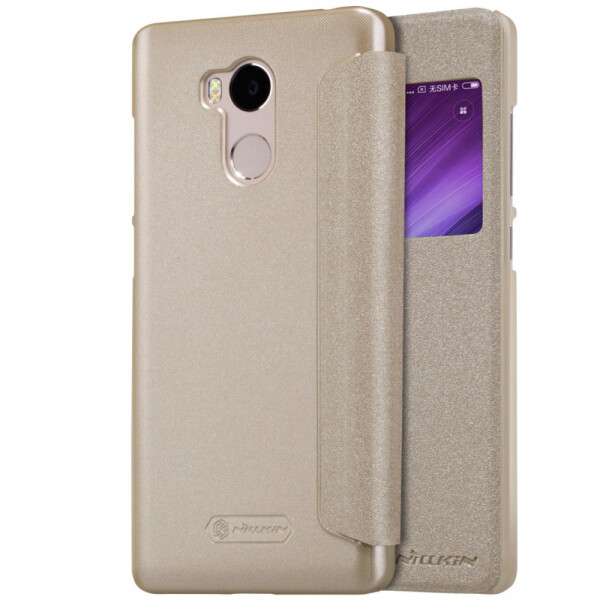 

Чехол NILLKIN Sparkle series для Xiaomi Redmi 4 Prime Gold (13829)