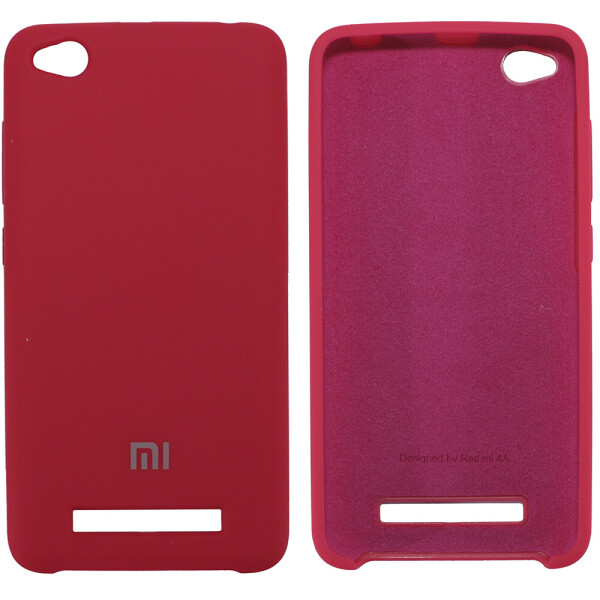 

Чехол силиконовый оригинальный для Xiaomi Redmi 4a Ярко малиновый (22249)