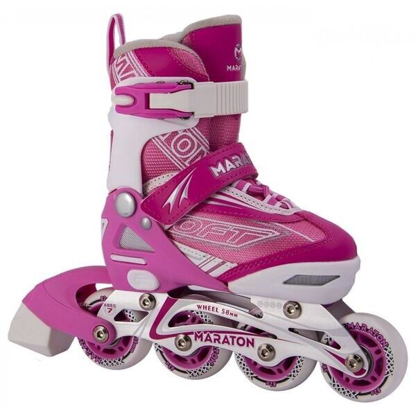 

Детские раздвижные ролики Maraton Soft Розовые р 31 34 (rlz7111)