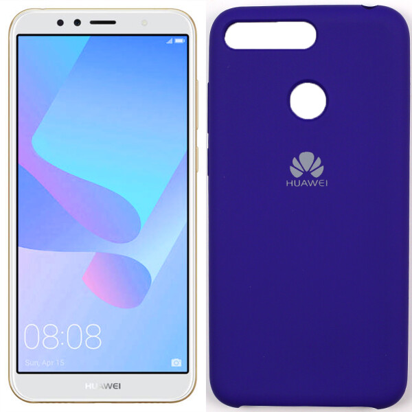 

Чехол силиконовый оригинальный для Huawei Y6 Prime 2018 Фиолетовый (27625)