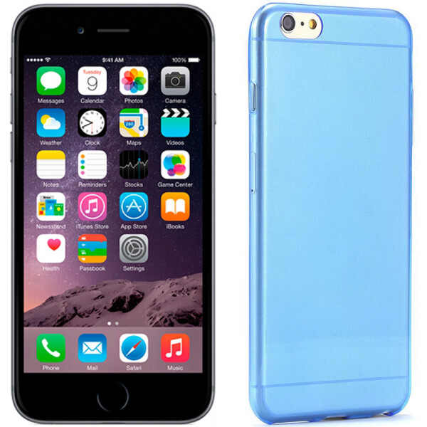 

Чехол силиконовый оригинальный для iPhone 6 Blue (3010)