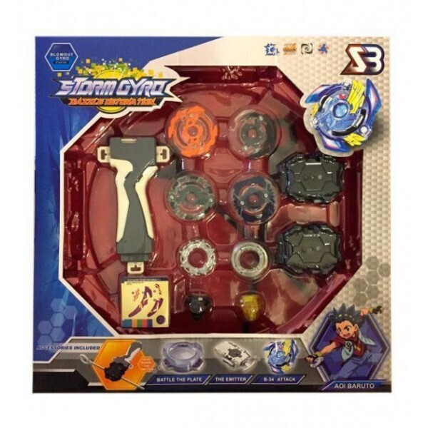 

Набор BeyBlade серия Storm Gyro S3 + арена с пусковыми устройствами