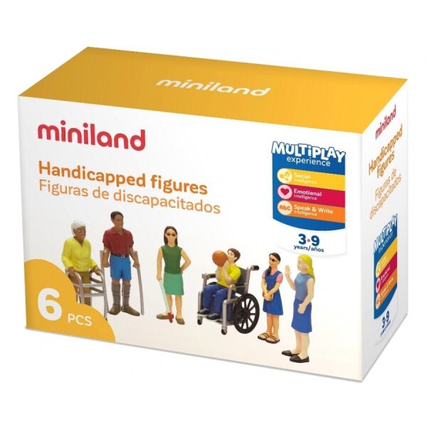 

Набор фигур люди с ограниченными возможностями Miniland Handicapped Figures