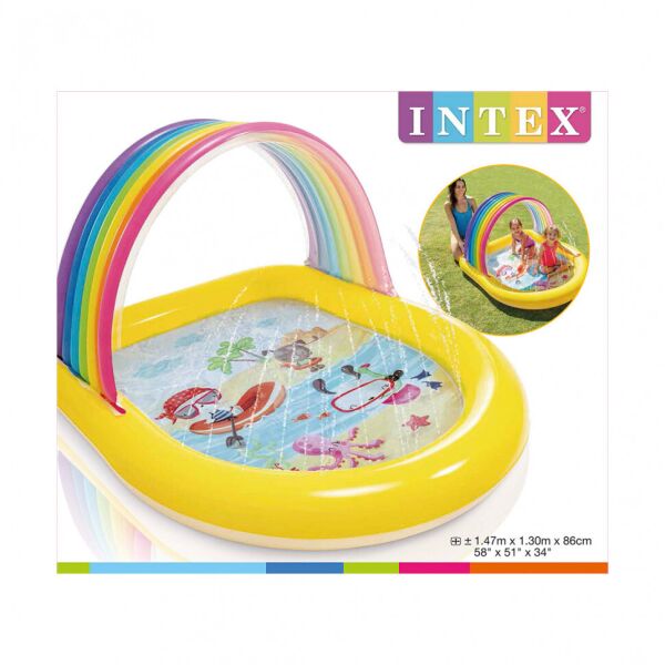 

Бассейн детский надувной Intex 57156 Радуга