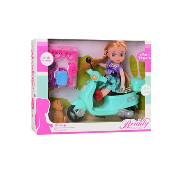 

Игровой набор Кукла на мопеде 925-63(Turquoise)
