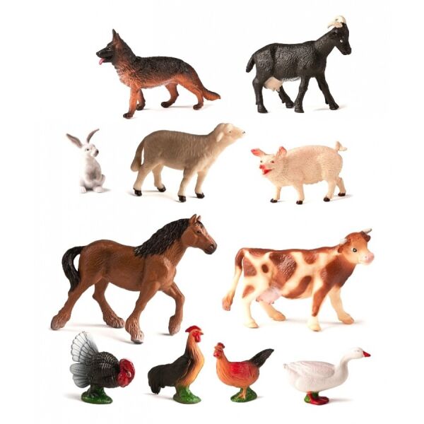 

Фигурки животных в наборе Miniland Farm Animals (11 фигурок)