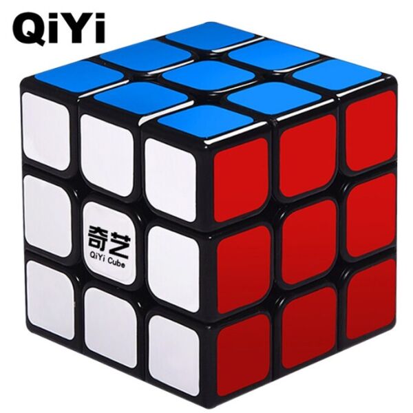 

Кубик Рубика профессиональный QiYi Cube 3х3 Черный MF3SET