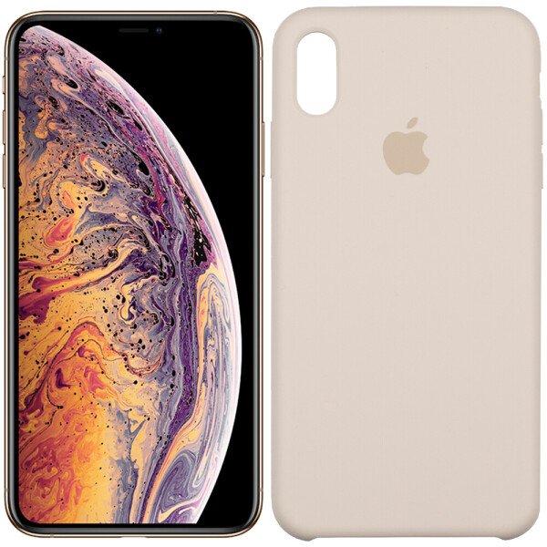 

Чехол силиконовый оригинальный для iPhone Xr Бежевый (24685)