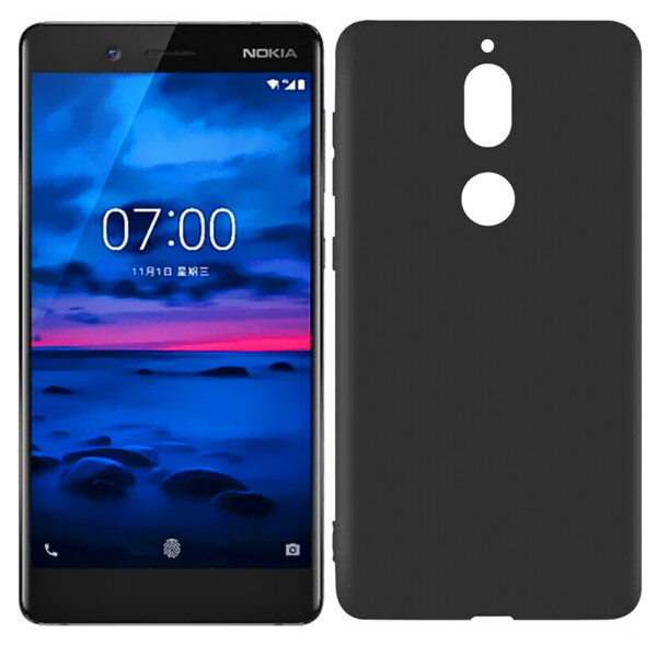 

Чехол оригинальный силиконовый для Nokia 7 Black (21289)
