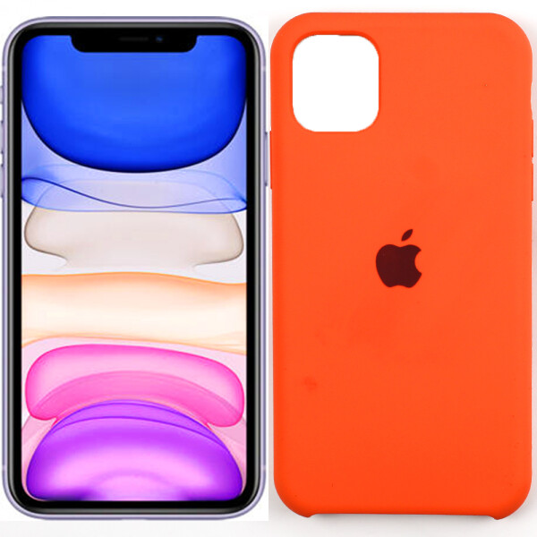 

Чехол силиконовый оригинальный для iPhone 11 Абрикосовый (27412)