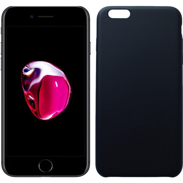 

Чехол силиконовый оригинальный для iPhone 6 Plus Black (3011)