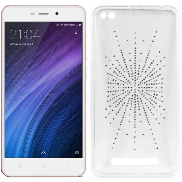 

Чехол Diamond Silicon Younicou для Xiaomi Redmi 4a Silver Shine (15158)