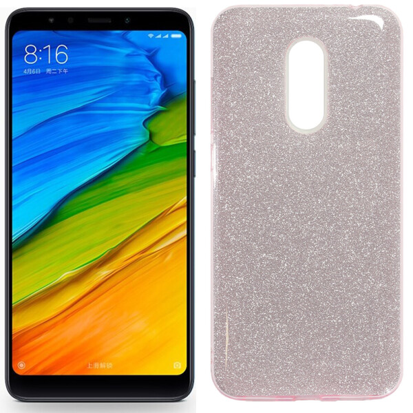 

Чехол силиконовый 3in1 Блёстки для Xiaomi Redmi 5 Plus Pink (21959)