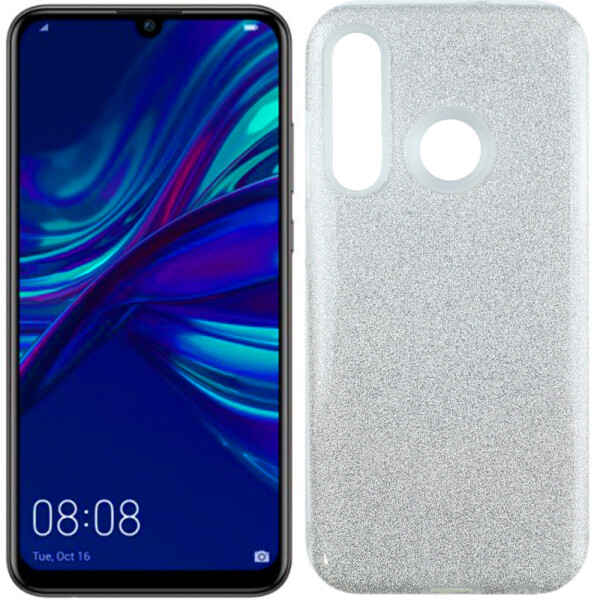 

Чехол силиконовый 3in1 Блёстки для Huawei P Smart 2019 Silver (26778)