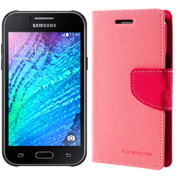

Чехол книжка Goospery для Samsung J110 (J1 Ace) Pink (11716)
