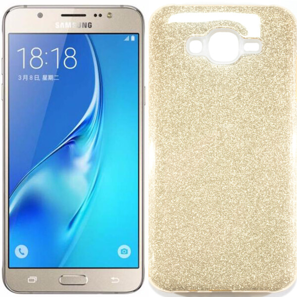 

Чехол силиконовый 3in1 Блёстки для Samsung J710 Gold (17791)