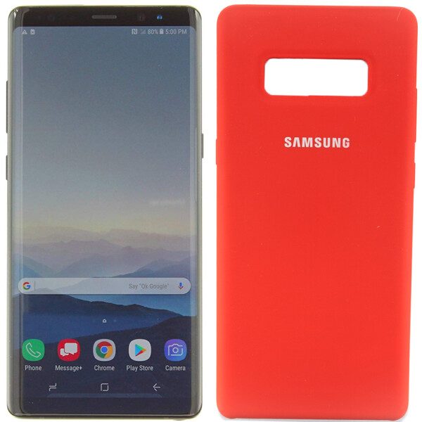 

Чехол силиконовый оригинальный для Samsung N950 (Note 8) Красный (20462)