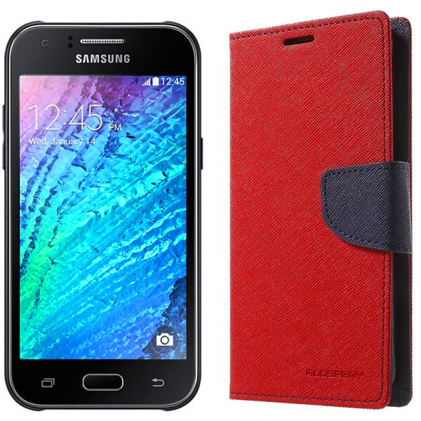 

Чехол книжка Goospery для Samsung J110 (J1 Ace) Red (11717)