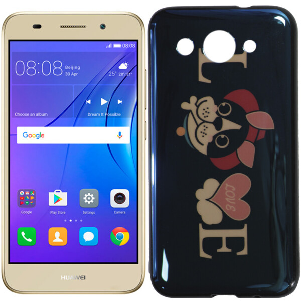 

Чехол U-Like Picture series для Huawei Y3 2017 Love Balck (21884)