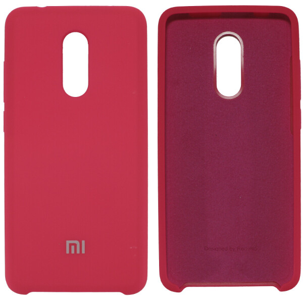 

Чехол силиконовый оригинальный для Xiaomi Redmi 5 Ярко малиновый (22252)