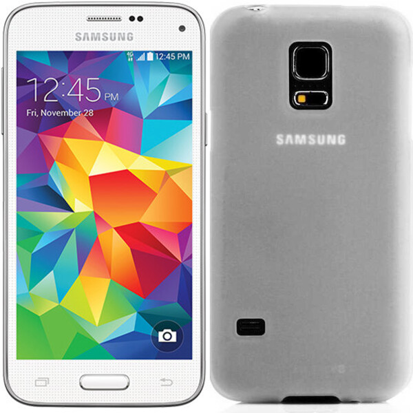 

Чехол силиконовый оригинальный для Samsung G800 (S5 mini) White (15314)