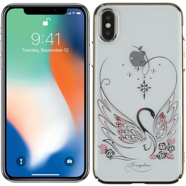

Чехол Kingxbar Swan Series для iPhone X Gold (23896)