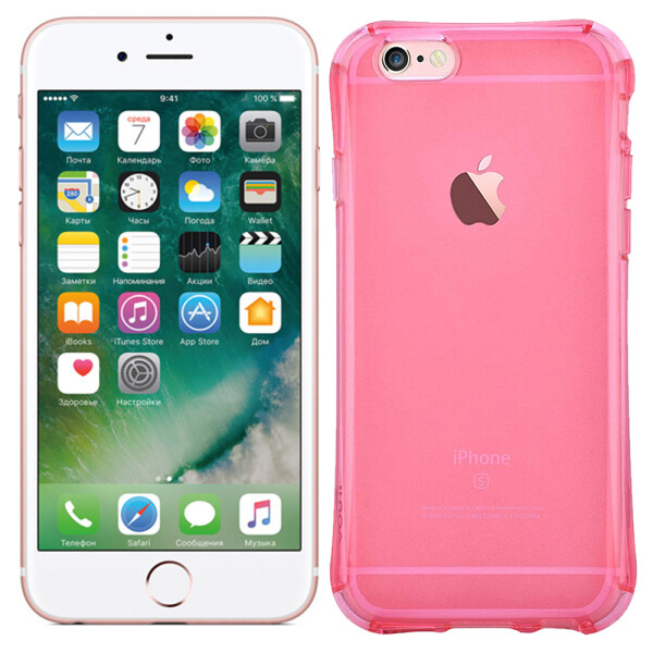 

Чехол Vouni Anti Shock TPU для iPhone 6S/6 Crystal Red (19591)