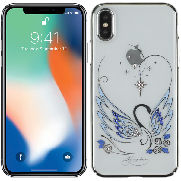 

Чехол Kingxbar Swan Series для iPhone X Silver (23895)