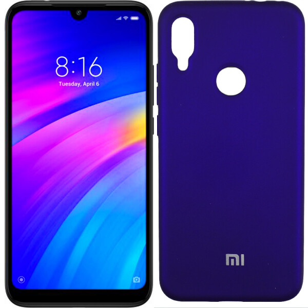 

Чохол силіконовий оригінальний для Xiaomi Mi Play Фиолетовый FULL (27194)