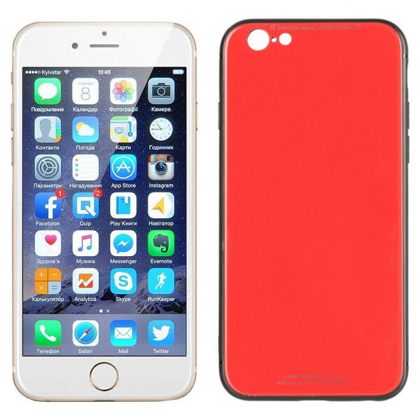 

Чехол iPaky Glass Series для iPhone 6/6S Plus Red (23065)