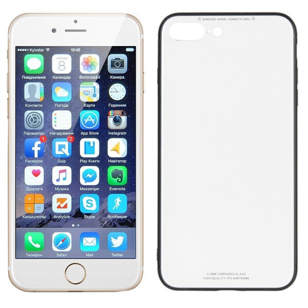 

Чехол iPaky Glass Series для iPhone 6/6S Plus White (23066)