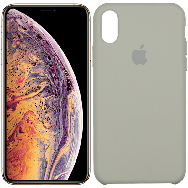 

Чехол силиконовый оригинальный для iPhone Xr Галька (24679)
