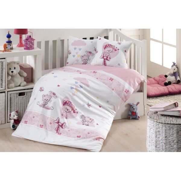

Постельное белье в детскую кроватку First Choice. Pink Kat-Детский в кроватку