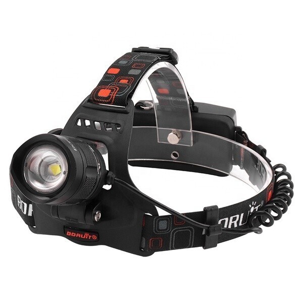 

Фонарик налобный Doruit BL-T32 -P50 COP-580000W 2х18650 АКБ