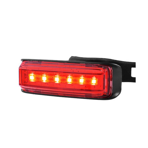 

Велофонарь LIANG AQY-0115-6SMD красный ЗУ micro USB встроенный аккумулятор