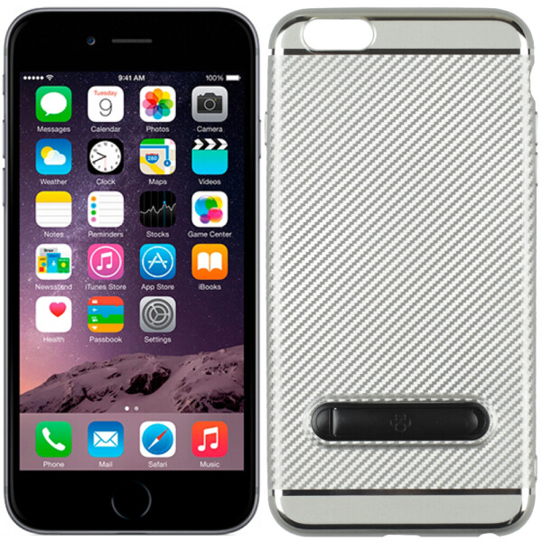 

Чехол TOTU Design Slim series honor version для iPhone 6/6s Silver (24259)