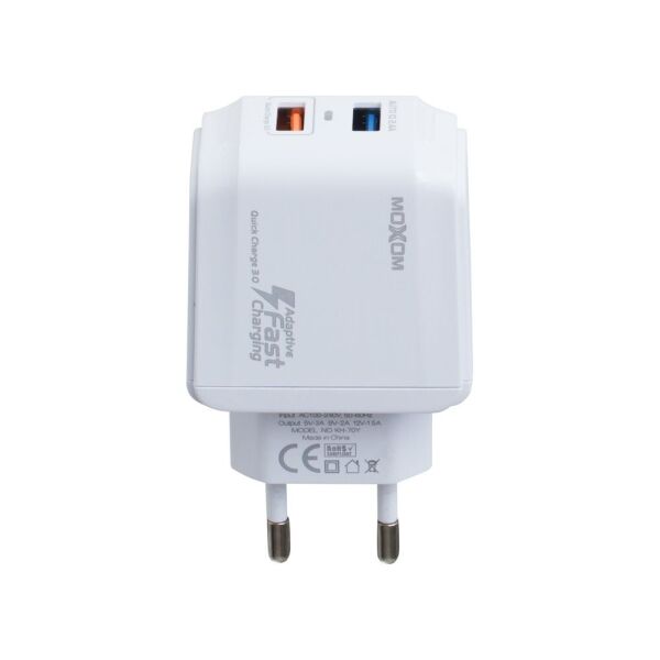 

Сетевое Зарядное Устройство Moxom KH-70Y Micro QC 3.0 2USB