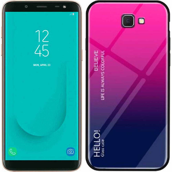 

Чехол TPU Gradient HELLO Glass для Samsung J4 Plus Розовый (26908)
