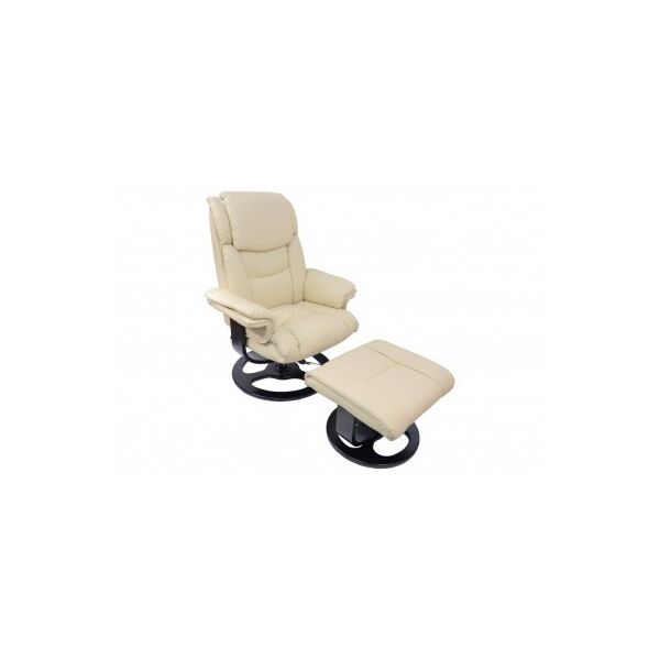 

Крісло Bonro 5099 Beige масажне з пуфом