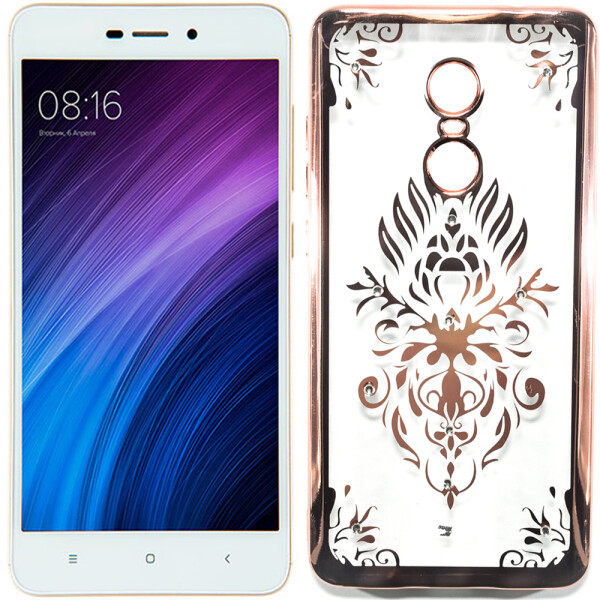 

Чехол силиконовый Beckberg Breathe seria для Xiaomi Redmi Note 4x Орнамент (19103)