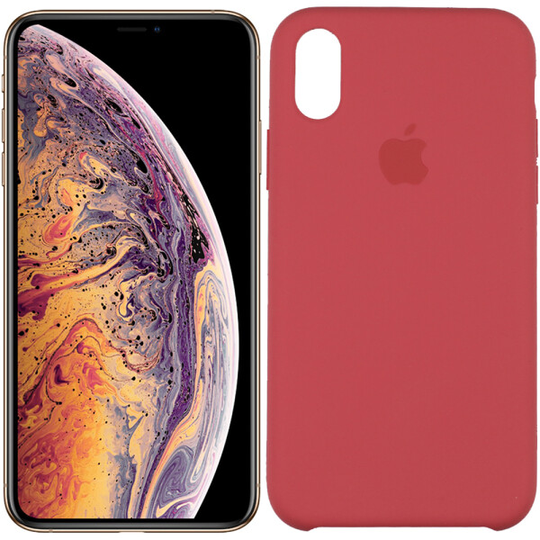 

Чехол силиконовый оригинальный для iPhone Xr Кораловый (24692)