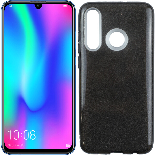 

Чехол силиконовый 3in1 Блёстки для Huawei Honor 10i Black (26760)