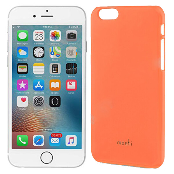 

Чехол Moshi iGlaze "Snap on Case" для iPhone 6 Plus Orange (10125)