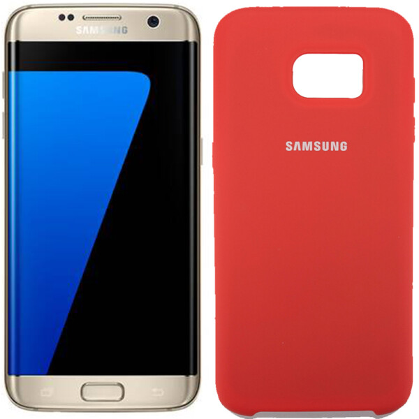 

Чехол силиконовый оригинальный для Samsung G930 Galaxy S7 Красный (15850)