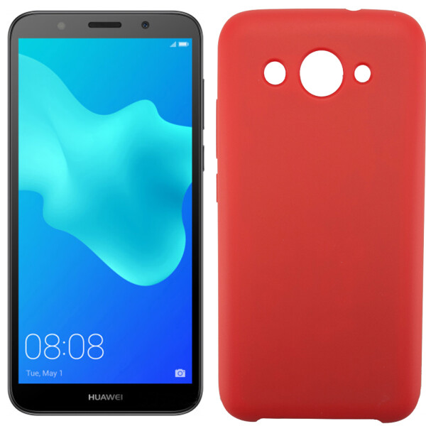 

Чехол силиконовый оригинальный для Huawei Y3 (2017) Красный (19888)