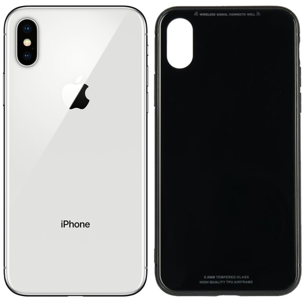

Чехол iPaky Glass Series для iPhone X Black (23071)