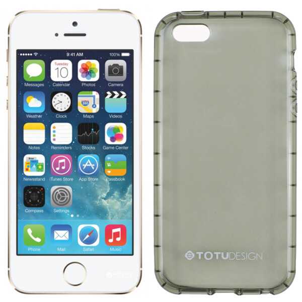 

Чехол TOTU Design Soft series airbag version для iPhone 5/5s/SE Transparent/Black (24283)