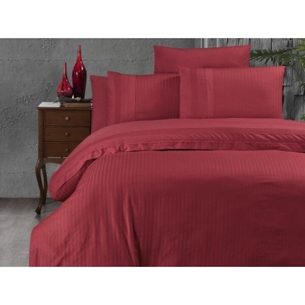 

Постельное белье First Choice. DELUXE Ранфорс Gala Red-Евро