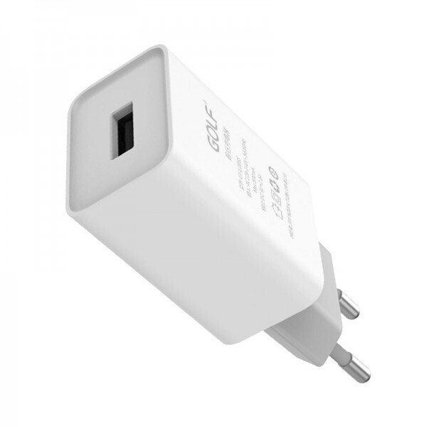 

Зарядное Устройство СЗУ 220V GOLF GF-U2 1USB Type-C 2.1A