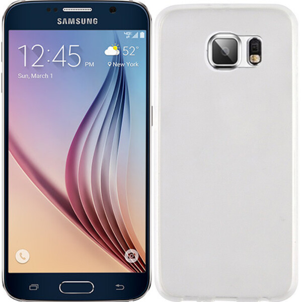 

Чехол силиконовый оригинальный для Samsung G920 (S6) White (14106)
